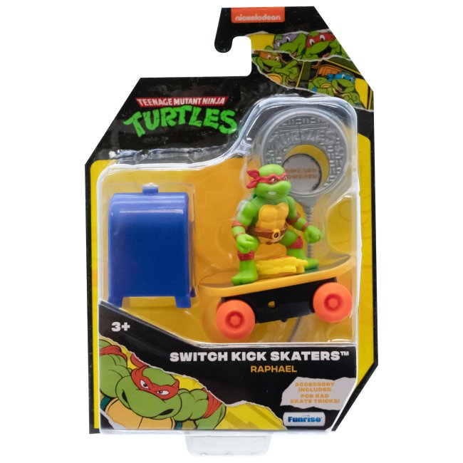 584828_5 TMNT Черепашки-ніндзя класичні Скейтбордист з лаунчером Рафаель - Зображення 1
