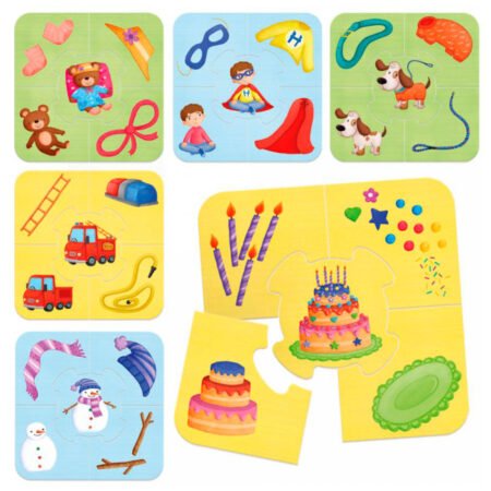 HEADU Розвиваючий пазл *З чого це зроблено?*, MU56024 - Зображення 2