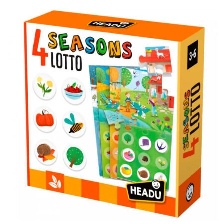 HEADU Розвиваючий пазл *Лото 4 сезони*, MU53672