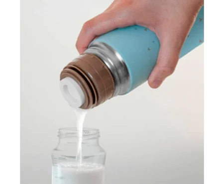 Термос для жидкостей голубой SILKY THERMOS BLUE 500ML - Зображення 2