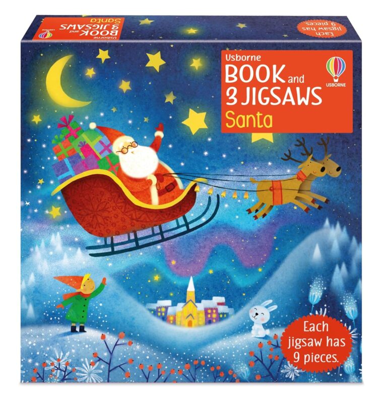 Дитяча книга - SANTA BOOK AND 3 JIGSAWS