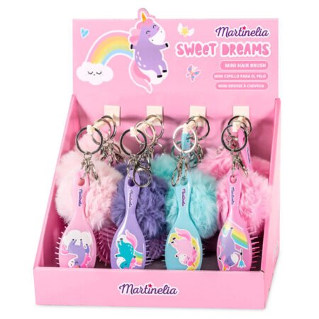 MARTINELIA Мінігребінець для волосся з помпоном, арт. 3021W