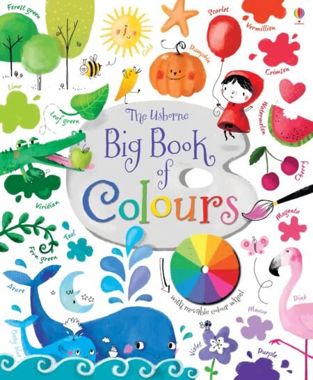 Книга видавництва Usborne Big Book of Colours