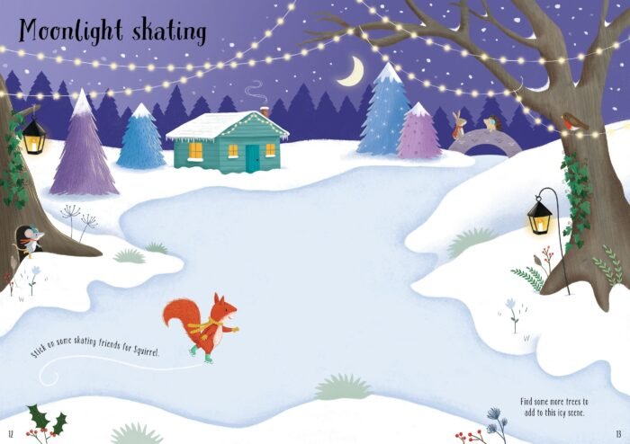 Книга з завданнями SPARKLY CHRISTMAS TREES STICKER BOOK - Зображення 3