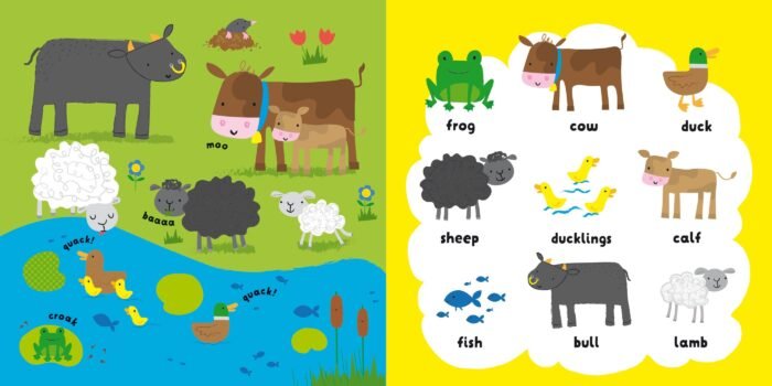 Книга видавництва Usborne My First Word Book On The Farm - Зображення 2