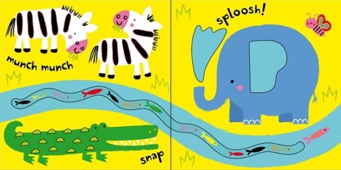 Книга видавництва Usborne Baby's Very First touchy-feely Animals Playbook - Зображення 3