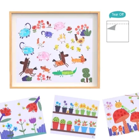 Альбом для творчості пальчиковими фарбами Tookyland Кольоровий світ - Зображення 2