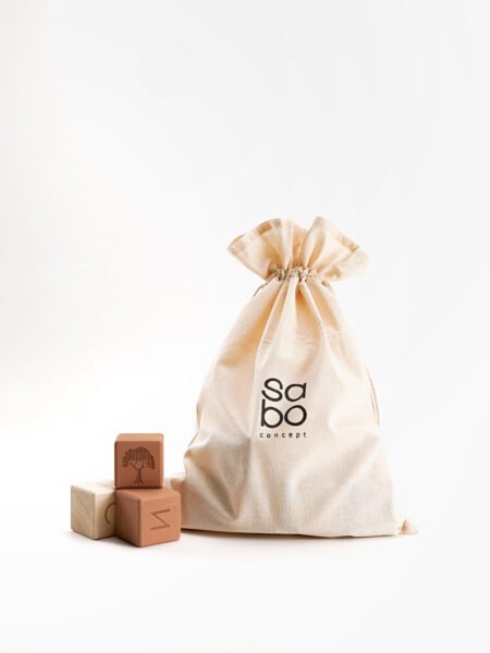 КУБИКИ УКРАЇНСЬКИЙ АЛФАВІТ / ОЛИВКОВИЙ - Зображення 3