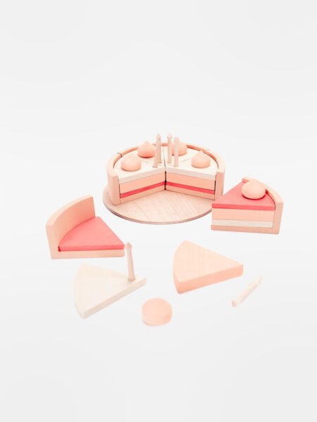 ТОРТ НА ПІДСТАВЦІ / РОЖЕВИЙ - Зображення 3