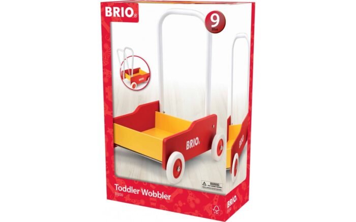 Каталка для малюків BRIO червона з жовтим (31350) - Зображення 1