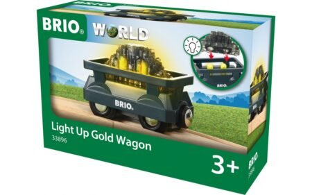 Вагон BRIO з золотом і світлом (33896)