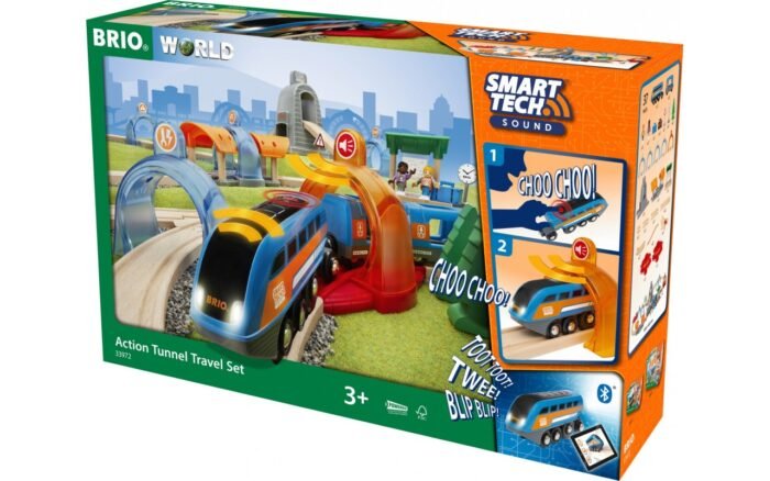 brio_33972_2-1280x800 Велика дитяча залізниця BRIO Smart Tech (33972) - Зображення 1