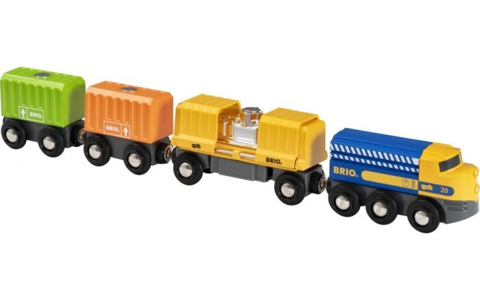 Вантажний поїзд BRIO з трьома вагонами (33982) - Зображення 2