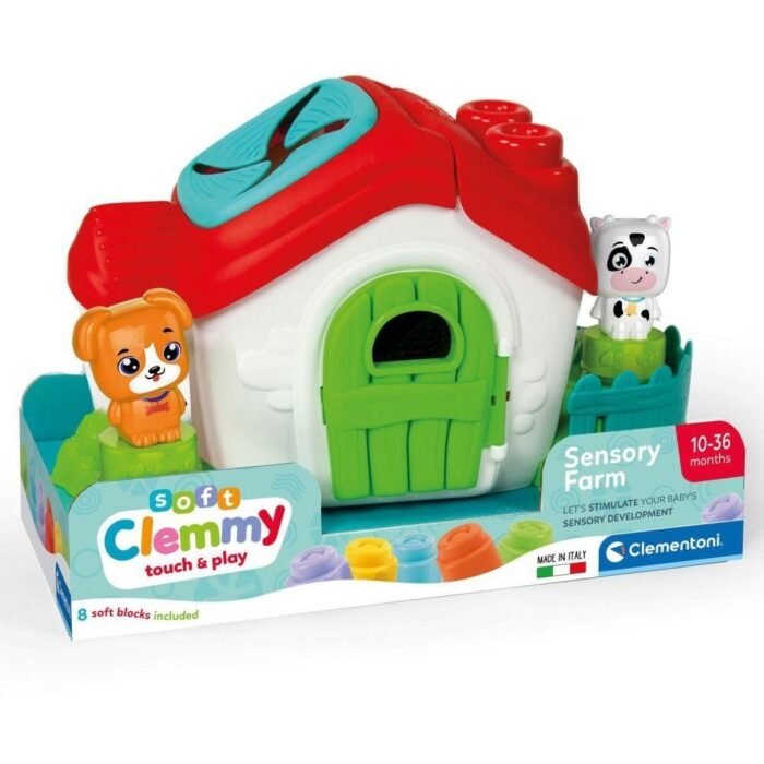 Ігровий набір з конструктором Clementoni *Sensory Farm*, серія *Soft Clemmy* - Зображення 1