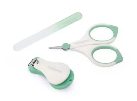 Косметичний набір для догляду за нігтями (пилочка, ножниці, щипчики) (Салатовий) *BabyOno* - Зображення 2