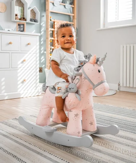 Little Bird Told Me Celeste & Fae Rocking Unicorn 9m+