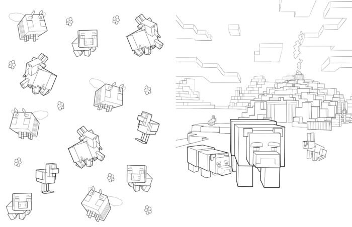 Книга *MINECRAFT Офіційна розмальовка пригод* - Зображення 2