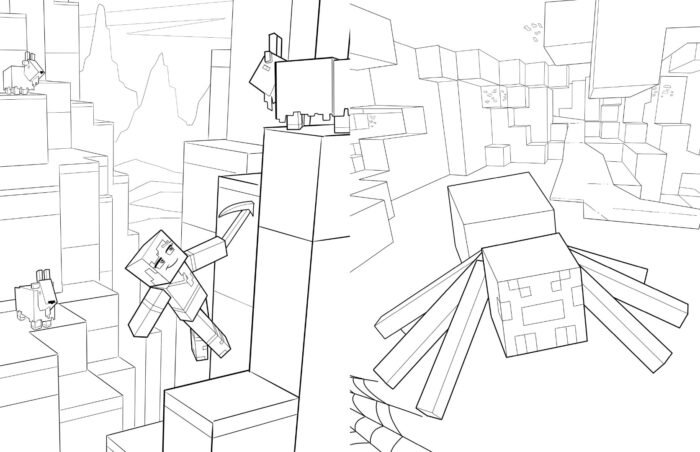 Книга *MINECRAFT Офіційна розмальовка пригод* - Зображення 4