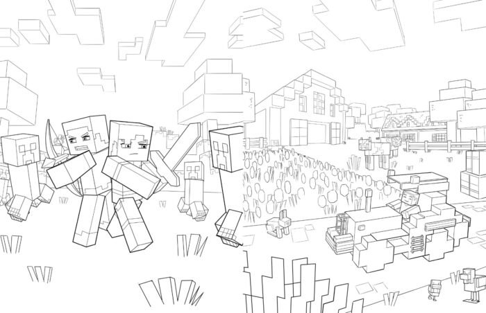 Книга *MINECRAFT Офіційна розмальовка пригод* - Зображення 5