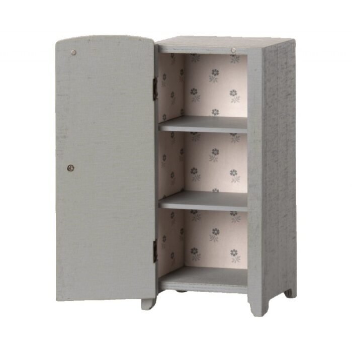 miniature-closet-greymint-2021-maileg (2) Аксесуари - Мініатюрна шафа - сірий/м'ятний - Зображення 3