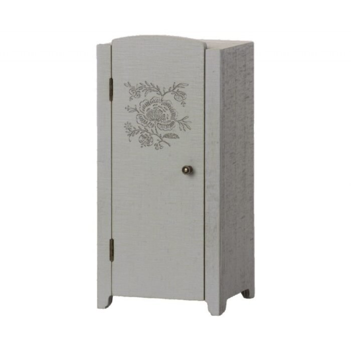 miniature-closet-greymint-2021-maileg Аксесуари - Мініатюрна шафа - сірий/м'ятний - Зображення 1