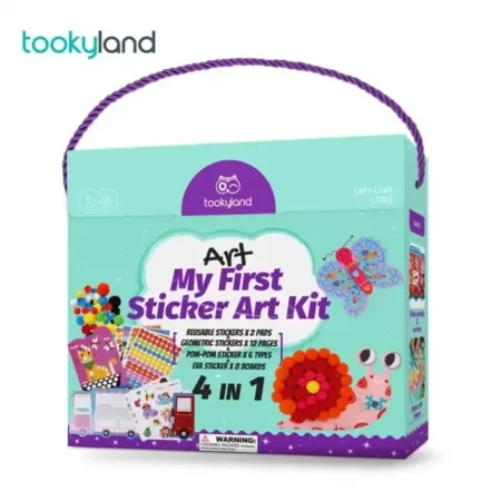Набір зі стікерами Tookyland Бокс 4в1 для першої аплікації