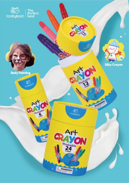 Олівці пастельні Tookyland м'які 12 кольорів - Зображення 2