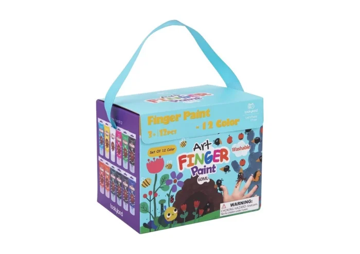 Пальчикові фарби Tookyland 12 кольорів - Зображення 1