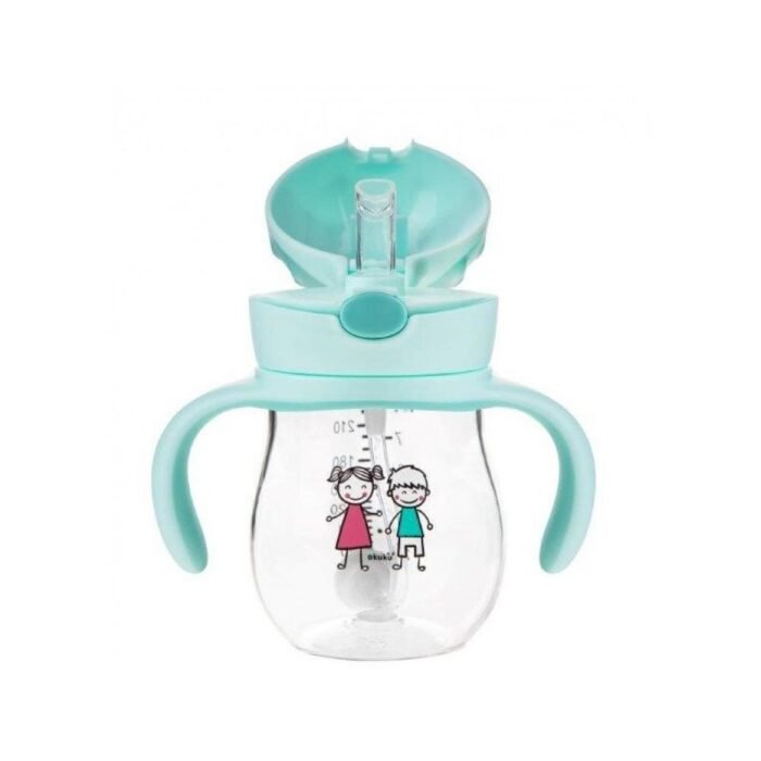 Поїльник з трубочкою 250 мл блакитний - Зображення 2