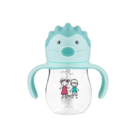 Поїльник з трубочкою 250 мл блакитний