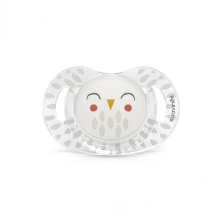 Пустушка фізіологічна, +18 місяців, *Bonhomia*/біла (8426420079716)