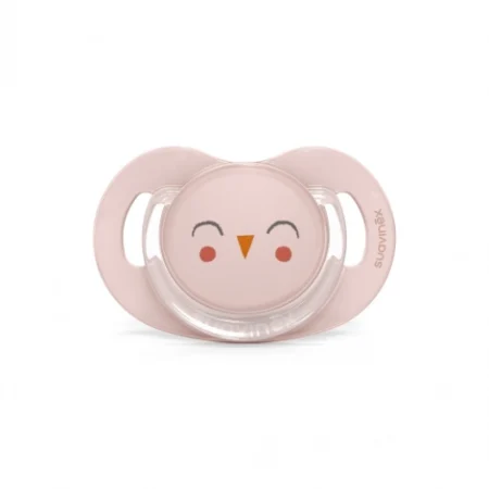 Пустушка фізіологічна, 6-18 місяців, *Bonhomia*/рожева (8426420079679)