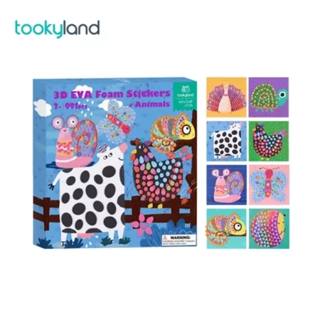 Стікерова мозаїка Tookyland 3D EVA тваринки