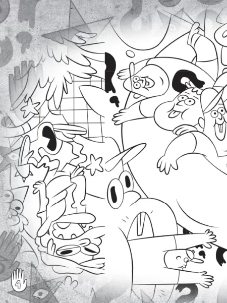 Дисней. Ґравіті Фолз. Кольорові пригоди з наліпками. Мейбл і Пухля. - Зображення 4