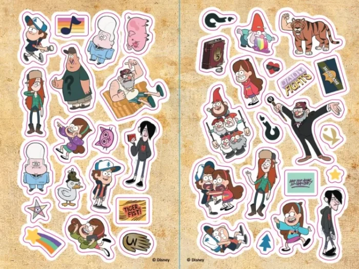 Дисней. Ґравіті Фолз. Кольорові пригоди з наліпками. Хижка Чудес - Зображення 5