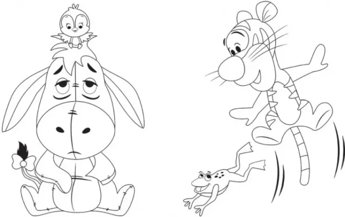 Disney Маля. Гра з кольором. Вінні Пух - Зображення 3
