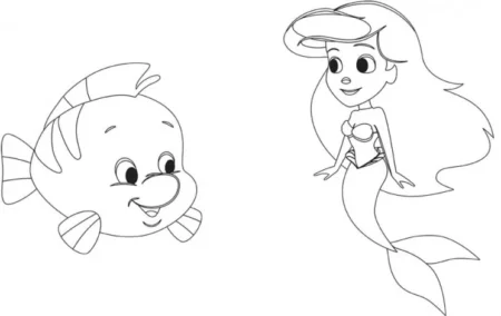 Disney Маля. Гра з кольором. Русалонька - Зображення 2