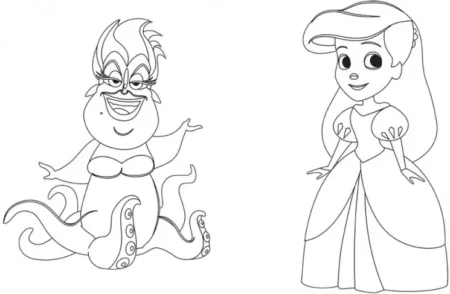 Disney Маля. Гра з кольором. Русалонька - Зображення 3