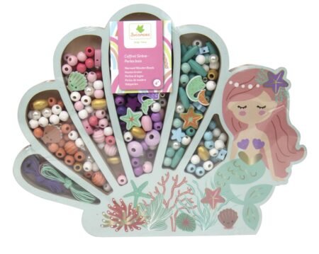 Дерев'яні намистини SYCOMORE русалка