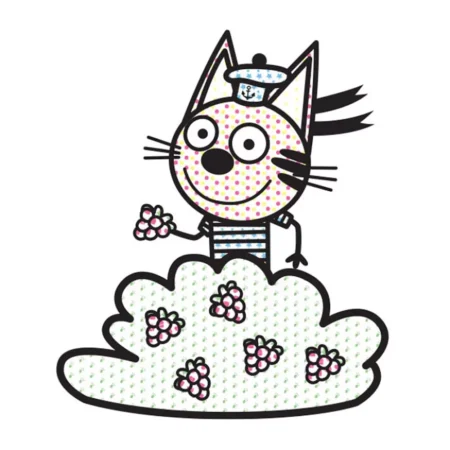 Кольоровий БУЛЬ. Три коти. На природі - Зображення 3