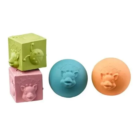 Каучукові кулі та куби (4 шт.) - Зображення 2