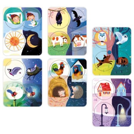 Настільна гра-пазл Clementoni *Night & Day* - Зображення 2