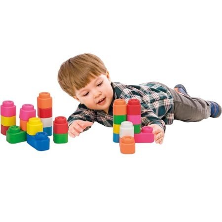 Іграшка конструктор Clementoni *Soft Blocks in Bag*, серія *Soft Clemmy*, 24 деталей - Зображення 4