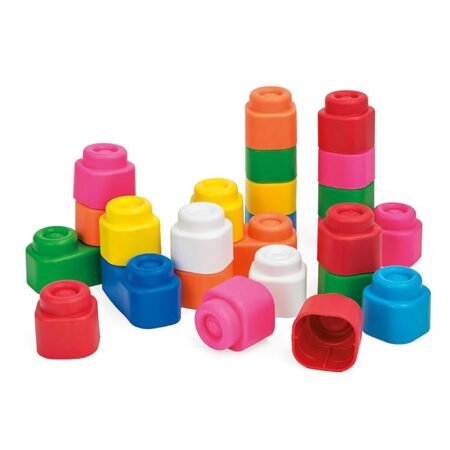 Іграшка конструктор Clementoni *Soft Blocks in Bag*, серія *Soft Clemmy*, 24 деталей - Зображення 5