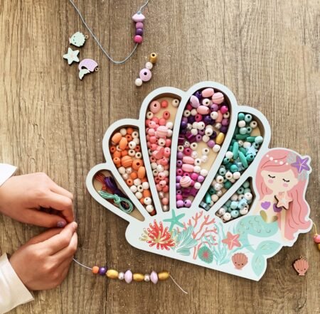 Дерев'яні намистини SYCOMORE русалка - Зображення 6