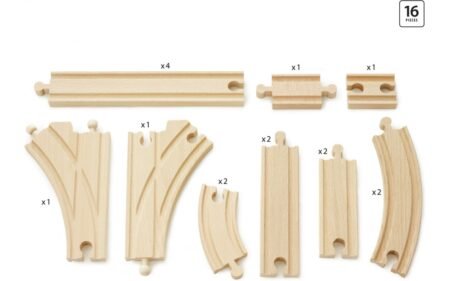 Середній набір розширень для залізниці BRIO 16 ел. (33402) - Зображення 3