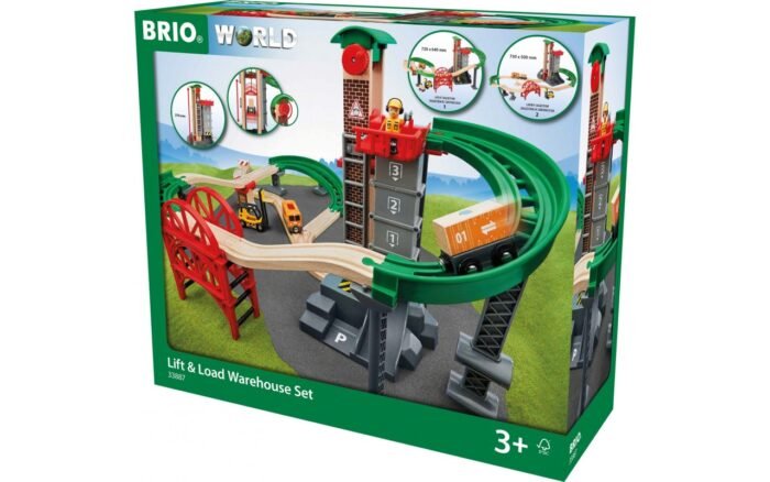 Ігровий набір BRIO Навантажувальний пункт з ліфтом (33887) - Зображення 1