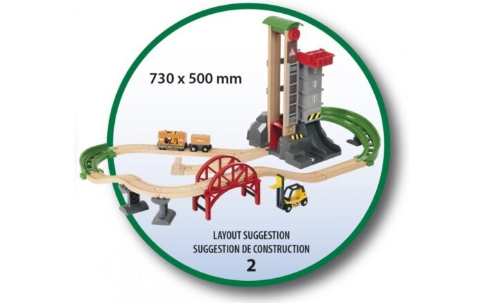 Ігровий набір BRIO Навантажувальний пункт з ліфтом (33887) - Зображення 9