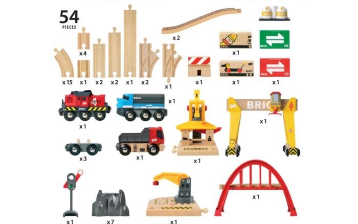 Дитяча залізниця BRIO з мостовим краном Deluxe (33097) - Зображення 3