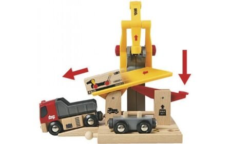 Дитяча залізниця BRIO з мостовим краном Deluxe (33097) - Зображення 4